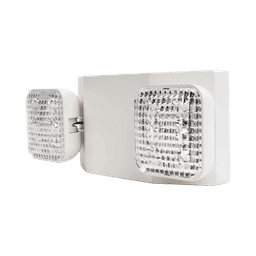Luz LED de Emergencia Dual LED /150 lúmenes/Luz fría/Batería de Respaldo Incluida/Botón de test.