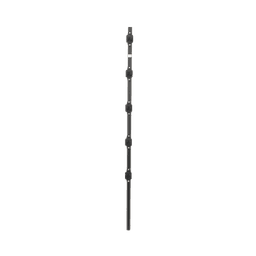 Poste de Paso para Cerca Eléctrica / Tubo de Acero Galvanizado / 5 Aisladores / 1.2 m (47.2 ft) / Diámetro 25 mm (1 in) / 0.92 kg