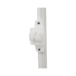 Poste de Paso para Cerca Eléctrica / Acero Galvanizado en Caliente / 5 Aisladores / Longitud 1.2 m (3.9 ft) / Diámetro 25 mm (1 in) / Peso 0.92 kg