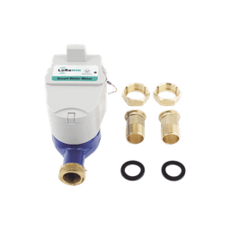 FLUJOMETRO DE AGUA  LORAWAN® PARA TUBERIA DE 1 PULGADA CON VALVULA DE CORTE DE FUJO