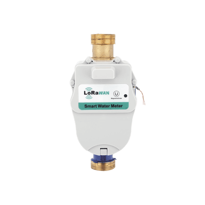FLUJOMETRO DE AGUA  LORAWAN® PARA TUBERIA DE 1 PULGADA CON VALVULA DE CORTE DE FUJO