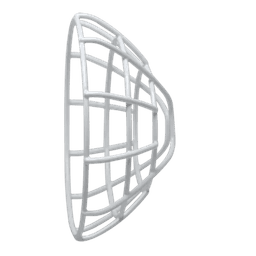 Protector De Rejilla Anti Vandalismo Y Golpes Accidentales, Color Blanco, Para Sirenas/Estrobos/Bocinas System Sensor, Montaje a Ras en Techo, 8.26"Altox8.26"Anchox3.54"Profundidad