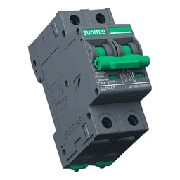 Protección Térmica/ Interruptor 2P, 40 A,  Corriente Directa  800 Vcc para Aplicación Fotovoltaica Montaje Riel DIN