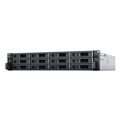 Servidor de Almacenamiento RackStation RS2423RP+ | 12 Bahías | 2U | Hasta 216 TB | Rendimiento 3,500/1,700 MB/s | Expansión a 432 TB | 10GbE | Fuentes de Alimentación Duales | Alta Disponibilidad.