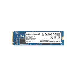 SSD NVMe M.2 SNV3410/3510 | SSD 400GB | Alto Rendimiento 400000 IOPS Lectura | 70000 IOPS Escritura | Resistencia 1022 TBW | Protección de Datos Integral | Análisis de Vida Útil | Diseñada para Sistemas Synology.