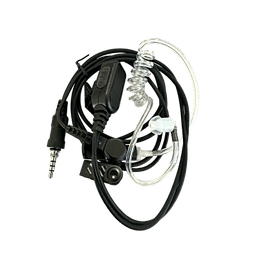 Micrófono Audífono de Solapa Para Radio Marino TXM52 / Tubo Acústico Transparente / 2 Cables / Audio Nítido en Transmisión y Recepción
