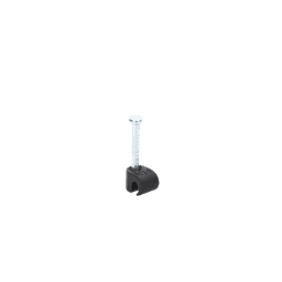 Grapa negra para Fibra óptica redonda de 3 mm (100pzs) (3101-00400)