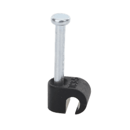 Grapa negra para Fibra óptica redonda de 3 mm (100pzs) (3101-00400)