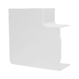 Sección en "L" Color Blanco de PVC Auto Extinguible, Para Canaleta TMK-4577 (5530-02001)