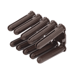 Taquete cafe 5/16" para tornillo 10mm x 1 3/4" (100pzs) (1104-04100) 