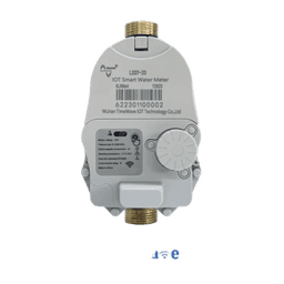 Medidor de Agua IoT LoRaWAN / 3/4 Pulgada / Válvula de Corte Eléctrica / Medición Sin Contacto / IP67 / Batería Litio 3.6V