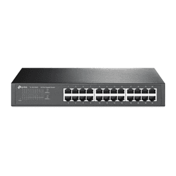 Switch Gigabit no administrable de 24 puertos 10/100/1000 Mbps para escritorio/rack
