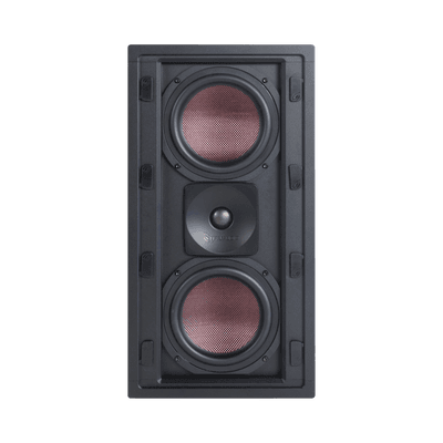 BOCINA DE PARED | 2 WOOFERS DE FIBRA DE CARBONO 6.5'' | TWEETER DE TITANIO 1'' | 200W