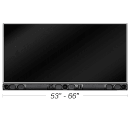 Soundbar Adapt / Custom Length / TruMount Tecnología / 105W RMS por Canal / Acabado en Acero Pintable / LCR Pasiva