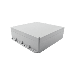Gabinete Plástico para Exterior (IP65) de 300 x 300 x 90 mm Cierre por Tornillos. 
