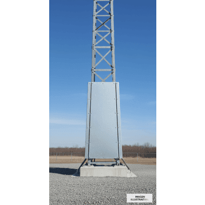 Panel Anti-Escalada para seccion 12 / Instalación Estructural / Diseño de Seguridad para Prevención de Acceso No Autorizado