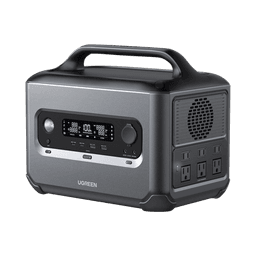 Estación de Energía Portátil 1200W (1024Wh) | 6 AC 1200 W | 2 USB-C 100W | 2 USB-A 22.5 W | 1 Toma de Encendedor |  2 Salidas CC5521 | BMS | WIFI | Bluetooth | APP  |  Tipo LiFePo4 | 3000 Ciclos de vida. 
