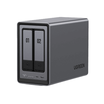 NASync DXP2800 | SO UGOS Pro |  Intel N100 12th Gen Intel® 4 Core™ | 2 Bahías SATA hasta 48TB | 2-Bahias (M.2 NVMe) hasta 16TB | 8GB DDR5 (Exp. a 16GB) | Ethernet 2.5G  | HDMI 4K | 2* USB2.0 | 1*USB 3.2Gen | 1* USB 3.2Gen2 | 1*USB-C 3.2Ge