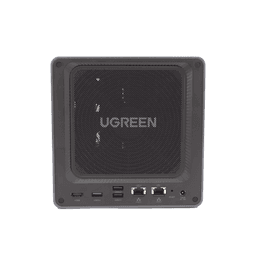 NAS UGREEN NASync DXP4800 Plus / Procesador Intel Pentium Gold 8505 5 Núcleos / 4 Bahías SATA + 2 M.2 NVMe PCIe 4.0 / 8GB DDR5 Expandible a 64GB / 10GbE + 2.5GbE / USB 3.2 Gen 2 Tipo C / HDMI 4K / Sistema Almacenamiento Conectado Red