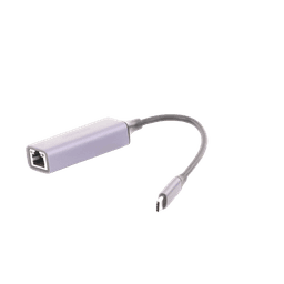 Adaptador de Red USB-C 3.1 (5 Gbps) a RJ45 | Thunderbolt 3 | Admite 10/100/1000 Mbps |  Chip Inteligente | Amplia Compatibilidad | Caja de Aluminio | Longitud del cable 10 cm.