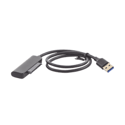 Cable Adaptador SATA a USB 3.0 | SATA 3.0/2.0 | Soporta HDD y SSD de 2.5" | Soporta S.M.A.R.T, TRIM, UASP | No Requiere Adaptador de Corriente | Cable 50 cm.