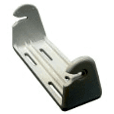 Bracket de Montaje para Radio UM380/385 / Color Blanco / Material Plástico de Alta Resistencia / Diseño Universal para Montaje en Pared o Superficies Planas