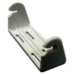Bracket de Montaje para Radio UM380/385 / Color Blanco / Material Plástico de Alta Resistencia / Diseño Universal para Montaje en Pared o Superficies Planas