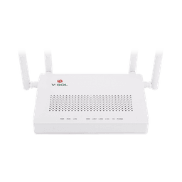 ONU Dual G/EPON con Wi-Fi AC de doble banda, 1 puerto SC/UPC + 2 puertos LAN Gigabit + 1 puerto FXS