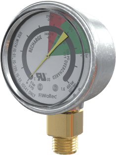 Manómetro de Contacto | Argón/Nitrógeno | 2901 PSI (200 bar) N.O Baja presión | Sistemas de Extinción Oxeo