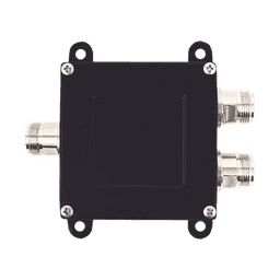 Separador TAP -7 dB con rango de frecuencia de 700 a 2500 MHz. Ideal para separar las antenas a diferentes longitudes de cable coaxial. 50 Ohm. Conectores N Hembra. 