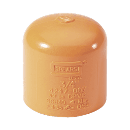 Tapón Final para Tubería de ¾” / para Detectores de Humo por Aspiración VESDA / Caja con 25 Piezas