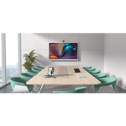 Yealink MeetingBoard 75 Pro, Centro de Colaboración Inteligente con IA, 4K UHD, Android 13, Micrófonos Integrados y Cámara Ultra Gran Angular