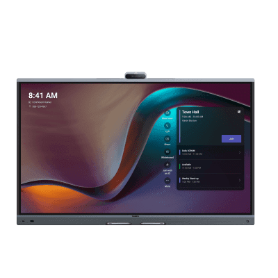 Yealink MeetingBoard 86 Pro, Centro de Colaboración Inteligente con IA, 4K UHD, Android 13, Micrófonos Integrados y Cámara Ultra Gran Angular