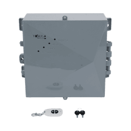 Energizador 12,000Volts-1Joule/ 2500Mts Lineales de Protección / Control Remoto Incluido / Cercas Electrificadas