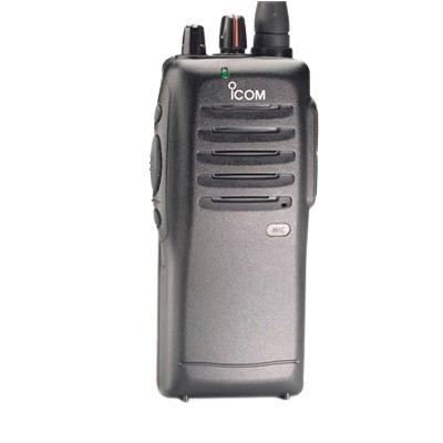 Radio portátil  ICOM 148-174MHz  5W 2 canales. Incluye antena, batería y cargador