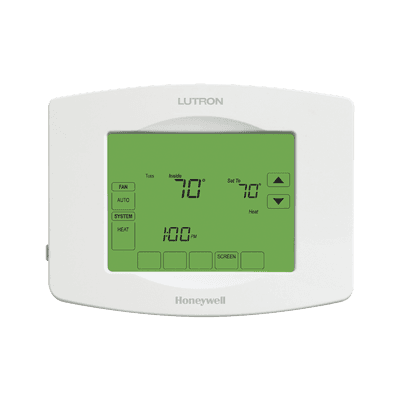 Termostato Touchpro inalambrico, para el control de clima, se integra a soluciones LUTRON RadioRa2/RA2 Select.