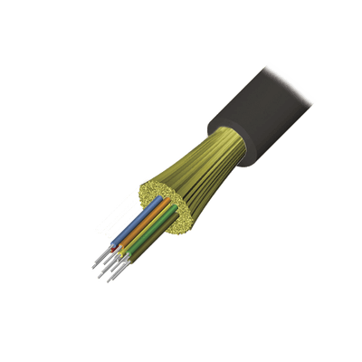 Cable de Fibra Óptica de 12 Hilos, Interior/Exterior, Tight Buffer, No Conductiva (Dieléctrica), Riser, Multimodo OM3 50/125 Optimizada, 1 Metro (3.28 Pies)